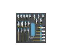 Assortiment d'outils pour servante 163-119/23 Jeu de douilles males Hazet