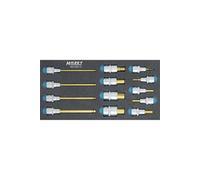 HAZET Jeu de douilles-embouts 163-220/13, 13 pièces, carré 1/2 (12,5 mm), 6 pans intérieurs