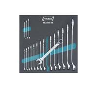 Assortiment d'outils pour servante 163- 99/18 Jeu de clés mixtes Profil Traction a 12 pans extérieurs/nombre d'outils 18