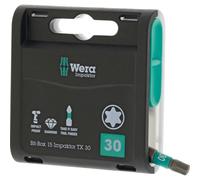 Assortiment embout 15 Impaktor T30x 25mm 15er Box Wera