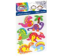 Assortiment exclusif d'autocollants en mousse de dinosaures - 100 autocollants de haute qualité pour les amateurs passionnés de dinosaures