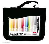Assortiment Feutre à alcool Graph'it Basic colors x 36 Multicolore G