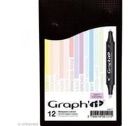 Assortiment Feutre à alcool Graph'it Kawaii x 12 Multicolore G