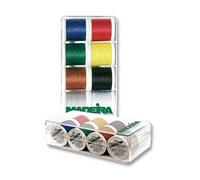 Madeira Garnfabrik Fil à coudre Aerofil 8017 – Boîte de 8 bobines (400 m) – 8 coloris