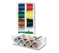 Madeira Garnfabrik Fil à coudre Aerofil 8017 – Boîte de 8 bobines (400 m) – 8 coloris