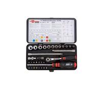 Assortiment multi-socle de 1/4 pouce 33 pièces