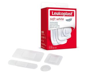 Assortiment pansements adhésifs Leukoplast Soft White (boite de 30)