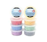 Assortiment pâte à modeler autodurcissante - Large Foam Clay - 8 pcs