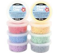 Assortiment pâte à modeler autodurcissante - Large Foam Clay - 8 pcs Multicolore G