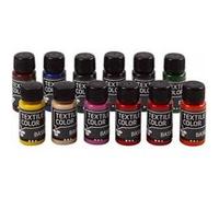 Assortiment peinture textile - 12 x 50 ml