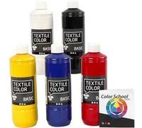 Assortiment peinture textile - 5 x 500 ml G