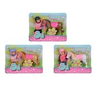 Evi Love – Poupée enfant avec poney – 3 coloris – coloris aléatoire