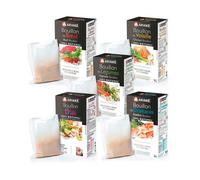 Assortiment premium de 5 bouillons Ariaké - 5 boîtes de 5 sachets de 33cl