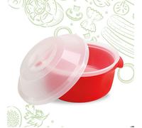 Assortiment Vin Cosmoplast Cuiseur Vapeur, Cuiseur à Riz et Cuiseur à Pâtes pour Micro-ondes. 100 % Fabriqué en Italie.