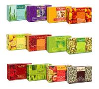 assortis Lot de 12 Luxueux biologique faite à la main Herbal savons (aromathérapie) avec 100% pur huiles essentielles - Tous les Naturel - Empêche le vieillissement prématuré