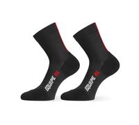 Assos RS Socks Homme Noir - Chaussettes de cyclisme XS/S
