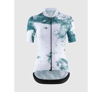 Maillot Assos Uma GT S11 Space Trip manches courtes blanc vert femme - S