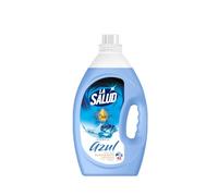 Assouplissant Bleu La Salud 2,8 L | Assouplissant Parfumé Essence Bleu Classic Blue | Pour Linge et Serviettes | Jusqu'à 62 Lavages