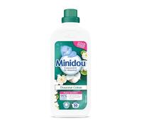 Assouplissant Linge MINIDOU Douceur Coton 1L - 50 Lavages | Formule Avancée Élimine les Résidus de Détergent et Réduit les Froissements | Compatible avec Tous les Types de Coton