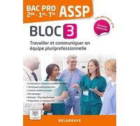 Assp 2de-1re-Tle Bac Pro - Bloc 3, Travailler Et Communiquer En Équipe Pluriprofessionnelle