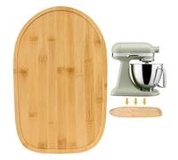 ASSRECT Planche Coulissante en Bambou pour Kitchen Aid Artisan 4,5-5 Qt, Support Coulissant Antidérapant pour Robot de Cuisine, Accessoire Compatible avec 5K45SS 5KSM125 5KSM175PS