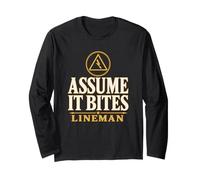 Assume it Bites Lineman Lineman Energized High Voltage Lineman Manche Longue