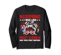 Assuming I Was Like Trucker Funny Most Women Truck Driver Manche Longue