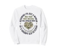 Assuming I'm Just a Woman Veterans Day Veteran Wife Sweatshirt