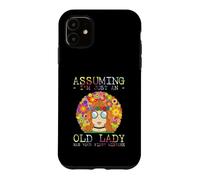 Assuming I'm Just an Old Lady Was Your First Mistake Hippie Coque pour iPhone 11