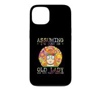 Assuming I'm Just an Old Lady Was Your First Mistake Hippie Coque pour iPhone 13