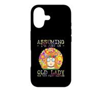 Assuming I'm Just an Old Lady Was Your First Mistake Hippie Coque pour iPhone 17