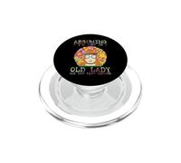 Assuming I'm Just an Old Lady Was Your First Mistake Hippie PopSockets PopGrip pour MagSafe