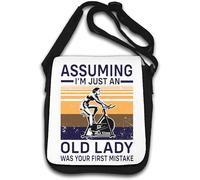Assuming I'm Just An Old Lady Was Your First Mistake Sac à bandoulière Blanc