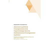 ASSURANCE QUALITE DE ENSEIGNEMENT ET DE: COLLECTION DE LIVRES POUR LA F
