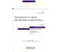 Assurances Et Droits Des Régimes Matrimoniaux