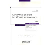 Assurances Et Droits Des Régimes Matrimoniaux