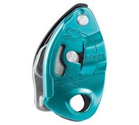 PETZL - Assureur GRIGRI - Blocage assisté par Came, Bleu, Cordes dynamiques à Simple de 8,5 à 11 mm