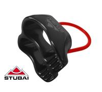 Assureur & descendeur | STUBAI Assureur BC PRO pour l'escalade, l'assurage et la descente en rappel, aluminium Tuber, noir