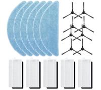 Assurez la longévité de votre aspirateur robot pour S7 Pro avec pièces de rechange, brosse latérale et chiffon de nettoyage (C)