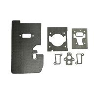 Assy de Piston de cylindre de 44MM adapté for Kawasaki TJ53 KBL53A KBH53, cylindre de coupe de brosse avec Clips de broche de segment de Piston, pièces Assy(Type 6)