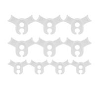 AST Lot de 10 pinces à cintrer pour troncs de , pinces de dérivation réutilisables à 90 degrés pour fleurs, légumes,