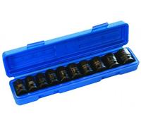 Asta 1/2" Impact Sockets Set - 10Spcs (10-11-12-13-14-17-19-21-22-24)