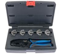 Asta A-RC6K Pince à sertir professionnelle pour embouts de câble avec 5 paires de mâchoires et fonction cliquet