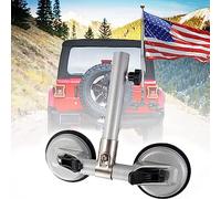 Asta de Bandera Multifonction Pour Automobile, Soporte de Asta de Bandera Universal Con 2 Ventosas Pour Jeep Wrangler Utv Atv Suv Off-Road House Yachts Truck, JZRRSLUHK