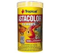 ASTACOLOR 500ml / 100g - Nourriture rehaussant Les Couleurs pour Poissons, sous Forme de Flocons