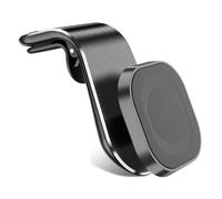 aStaoA Support Téléphone Voiture Magnétique pour Skoda Yeti (5L 2009-2017), Fixation Grille D'aération en L, Aimant Puissant, Pivotant À 360°, Clip Silicone Anti-Rayures