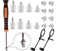 ASTARON Kit de vis SSD M.2, kit de vis de montage SSD PCIe NVMe M.2 pour cartes mères Asus, Gigabyte, ASRock ou MSI