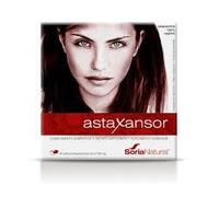 Astaxansor Soria Natural 30 Perles - Pack de 2, Format Economique d'Astaxanthine Naturelle Pure Haute Concentration pour le Confort Visuel, la Santé Cutanée