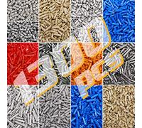 ASTEM technic Parts Compatible with Clevis pin Bolt 1300 Small Particle Technology Loose Parts EV3 Black Dense pin Friction pin