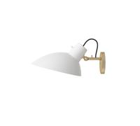 Astep VV Cinquanta Wall with Switch Wandleuchte, laiton / blanc
